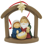 RESIN HANGING NATIVITY