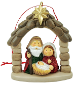 RESIN HANGING NATIVITY