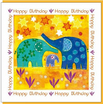ELEPHANT BIRTHDAY GREETING CARD 