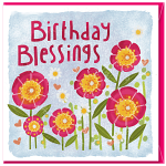 BIRTHDAY BLESSINGS GRETTINGS CARD