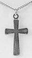 LARGE SILVER CROSS PENDANT