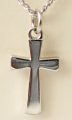 SMALL SILVER CROSS PENDANT