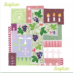 BAPTISM VINE GREETINGS CARD