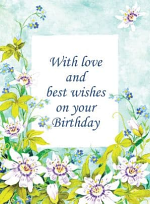 WITH LOVE BIRTHDAY CARD