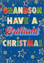 GRANDSON CHRISTMAS CARD
