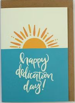 DEDICATION DAY CARD