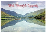 WITH HEARTFELT SYMPATHY GREETINGS CARD