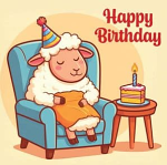 CONTENTMENT BIRTHDAY CARD