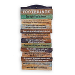 STACKED PLAQUE FOOTPRINTS LARGE
