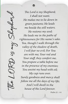 THE LORD IS MY SHEPERD - PSALM 23 WALL PLAQUE