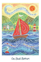 HANNAH DUNNETT SAILING BOAT BAPTISM CARD
