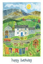 HANNAH DUNNETT COTTAGE BIRTHDAY CARD