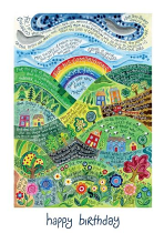 HANNAH DUNNETT RAINBOW BIRTHDAY CARD