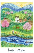 HANNAH DUNNETT RIVER BIRTHDAY CARD