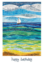 HANNAH DUNNETT BOAT BIRTHDAY CARD