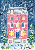 HANNAH DUNNETT COMFORT AND JOY CHRISTMAS CARD