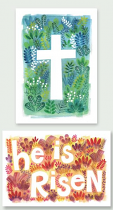 HANNAH DUNNETT NOTELETS THE CROSS/HE IS RISEN