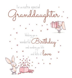 GRANDDAUGHTER BIRTHDAY CARD