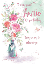 AUNTIE BIRTHDAY CARD