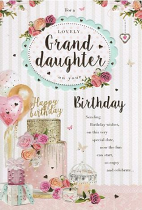 GRANDDAUGHTER BIRTHDAY CARD