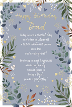 DAD BIRTHDAY CARD