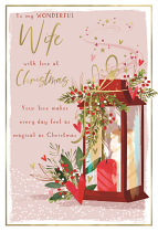 WIFE CHRISTMAS CARD