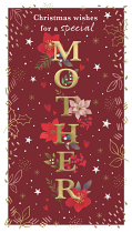 MOTHER CHRISTMAS CARD