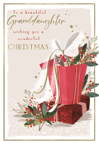 GRANDDAUGHTER CHRISTMAS CARD