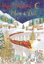 MUM AND DAD CHRISTMAS CARD
