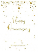 ANNIVERSARY HEARTS GREETING CARD