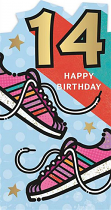 AGE 14 GIRL BIRTHDAY CARD