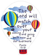 THE LORD WILL WATCH VINYL STICKER