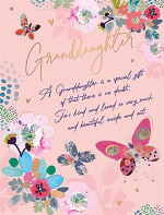 GRANDDAUGHTER BIRTHDAY CARD