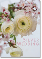 SILVER WEDDING ANNIVERSARY CARD