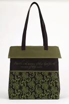 FAITH HEAVY CANVAS TOTE BAG