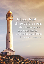 WALL PLAQUE - LET YOUR LIGHT SHINE