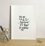 EMILY BURGER SPARROW PRINT