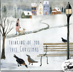 THINKING OF YOU CHRISTMAS CARD