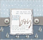 BABY BOY GREETING CARD