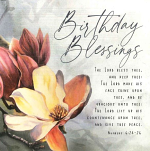 MAGNOLIA BIRTHDAY BLESSINGS CARD