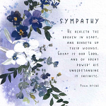 SYMPATHY GREETINGS CARD