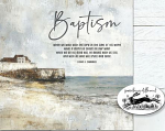 BAPTISM BEACH GREETING CARD