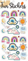 VALUE FUN STICKERS RAINBOW