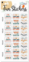 VALUE FUN STICKERS TYPOGRAPHY