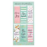 MAGNETIC BOOKMARKS SET OF 6