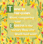 THINE BE THE GLORY EASTER CARDS PACK OF 5