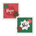 HOPE/STAR CHRISTMAS CARDS BOX OF 16