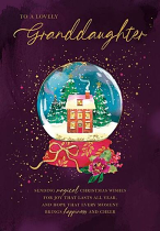 GRANDDAUGHTER CHRISTMAS CARD