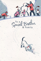 BROTHER AND FAMILY CHRISTMAS CARD
