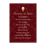 BECAUSE OF JESUS CHRISTMAS CARDS BOX OF 16